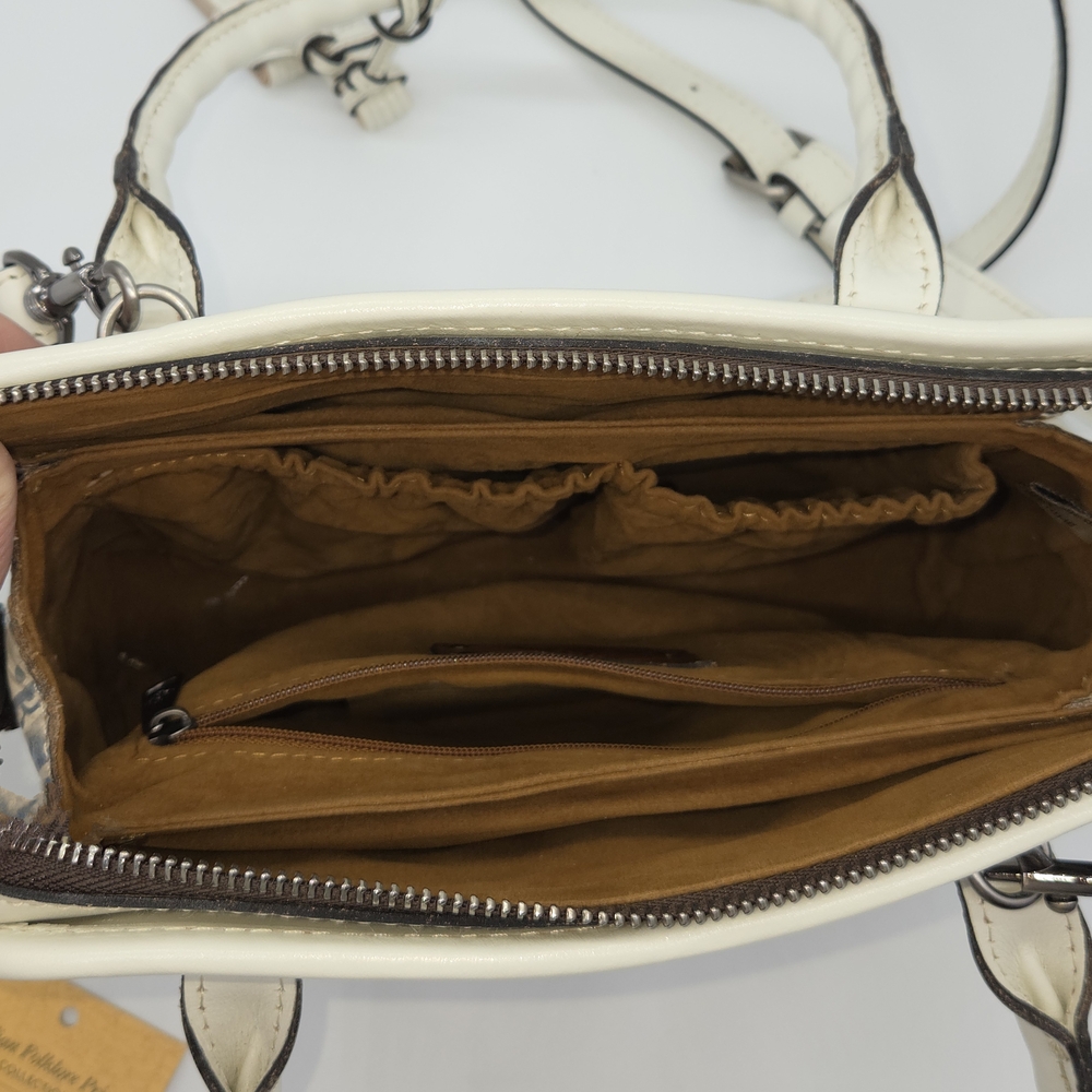 Rare Like New Patricia Nash Small Leather Paris Satchel Crossbody Terresa Wallet - Picture 10 of 16